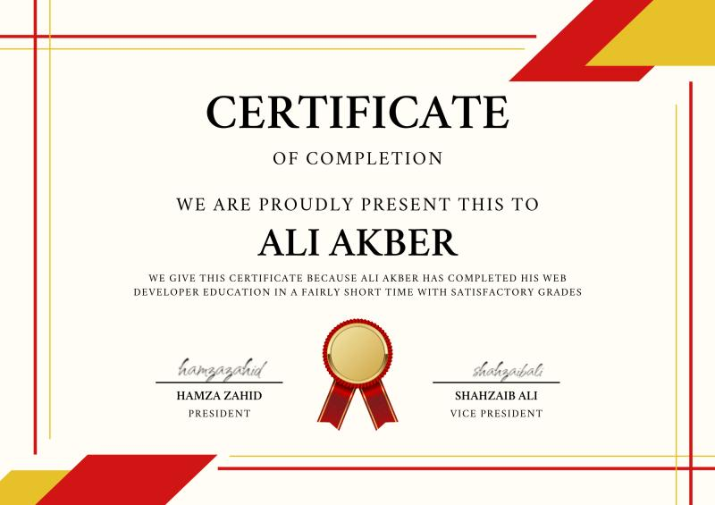 Course – Web Development
